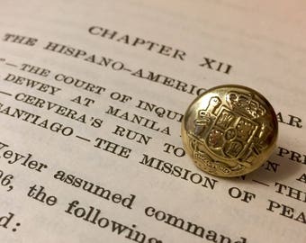 Spanish Infanteria Uniform Buttons - 1875 Pattern, Spanish-American War, Spain