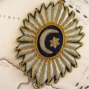 Imperial Order of the Crescent -Ottoman Embroidered Star, Admiral Nelson’s Blue Star, Undress Trafalgar Uniform