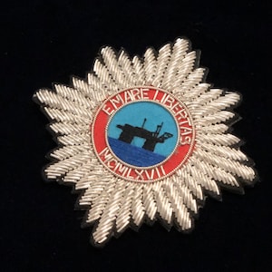 The Noble Order of Sealand - Embroidered Order Star