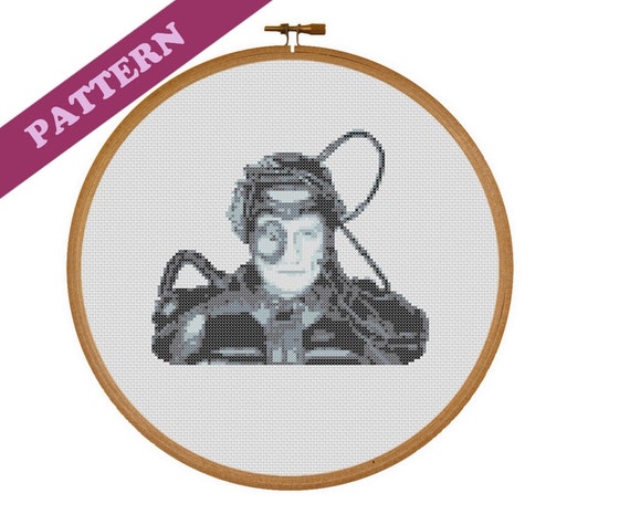 Star Trek Borg Modern Cross Stitch Pattern Science Fiction Etsy