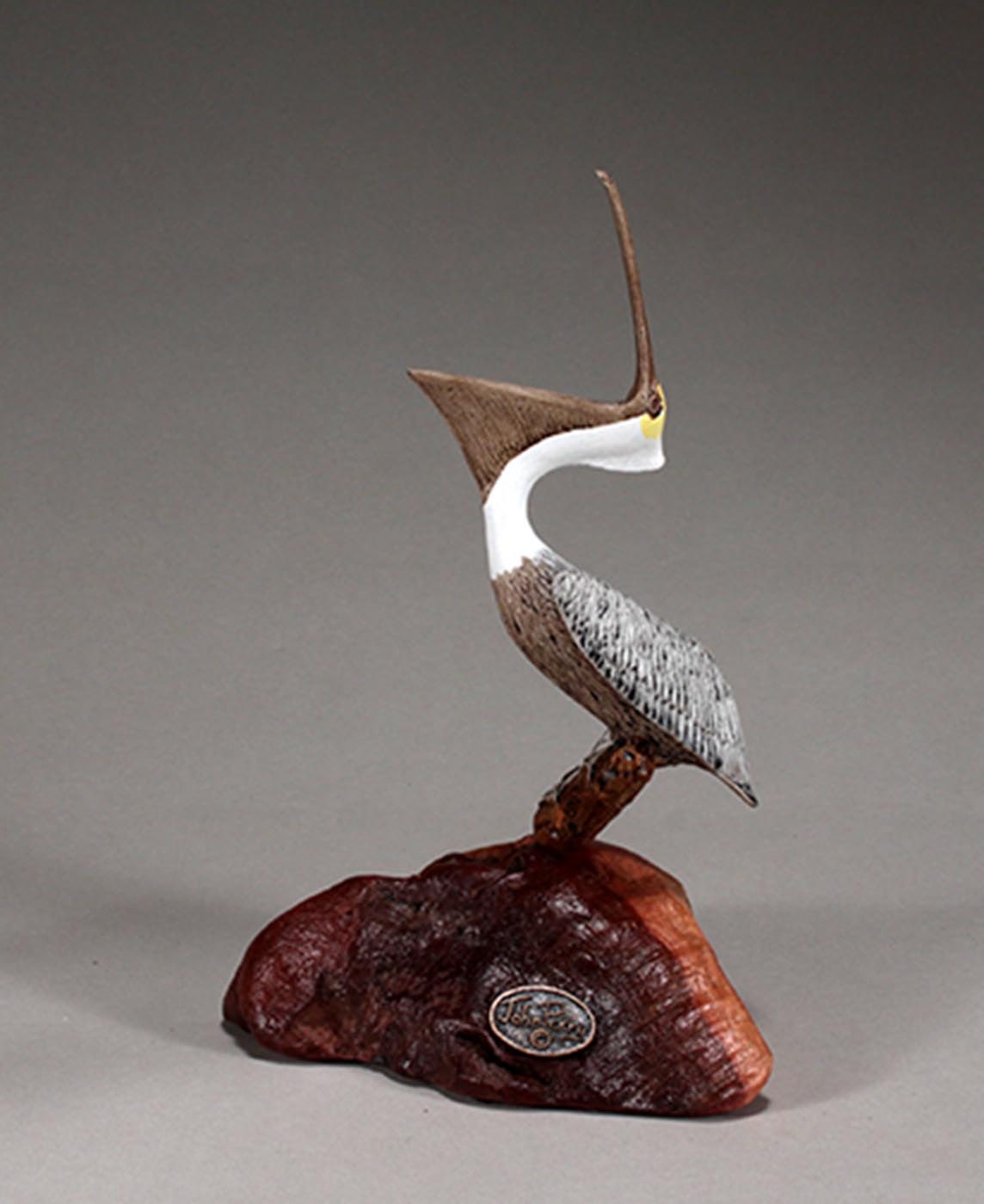 Laughing Pelican Sculpture New Direct by John Perry on