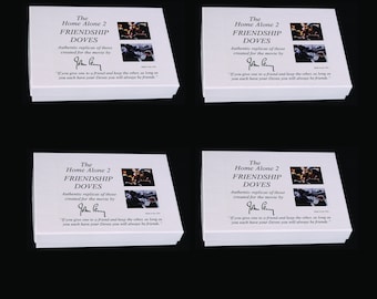 4 Pairs Home Alone 2 Turtle Doves: Authentic Replicas by John Perry who made those in the movie.