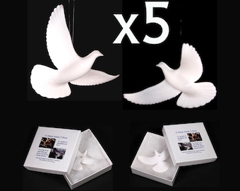 Home Alone 2 Doves 5 Pairs Authentic Replicas by John Perry who made those in the movie.  10 doves in 10 boxes