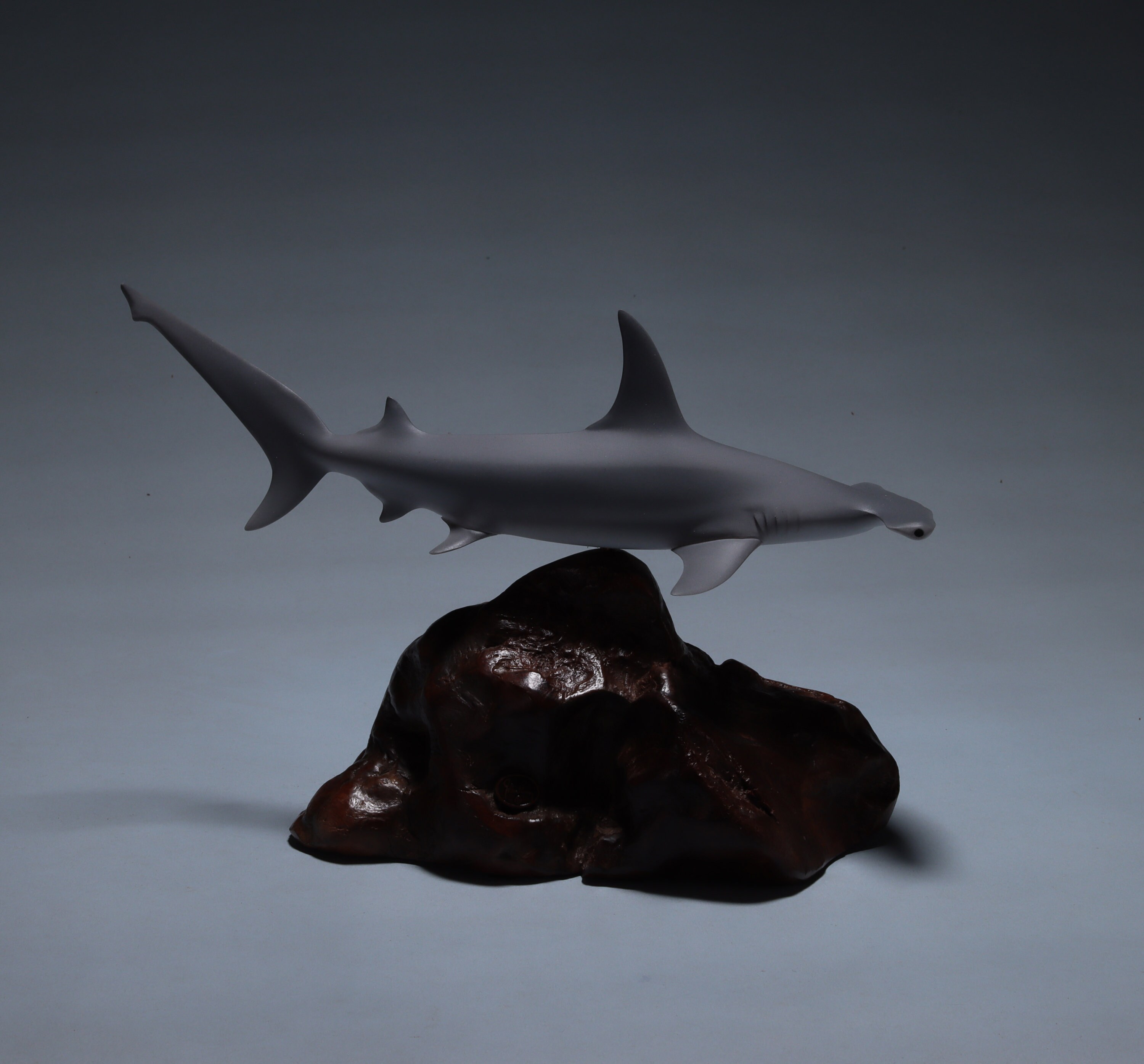 Hammerhead Shark by John Perry 9 Inches Long, Airbrushed on