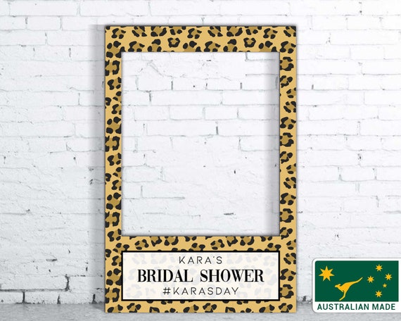 Animal Print Party Decorations Photo Booth Frame Prop Etsy