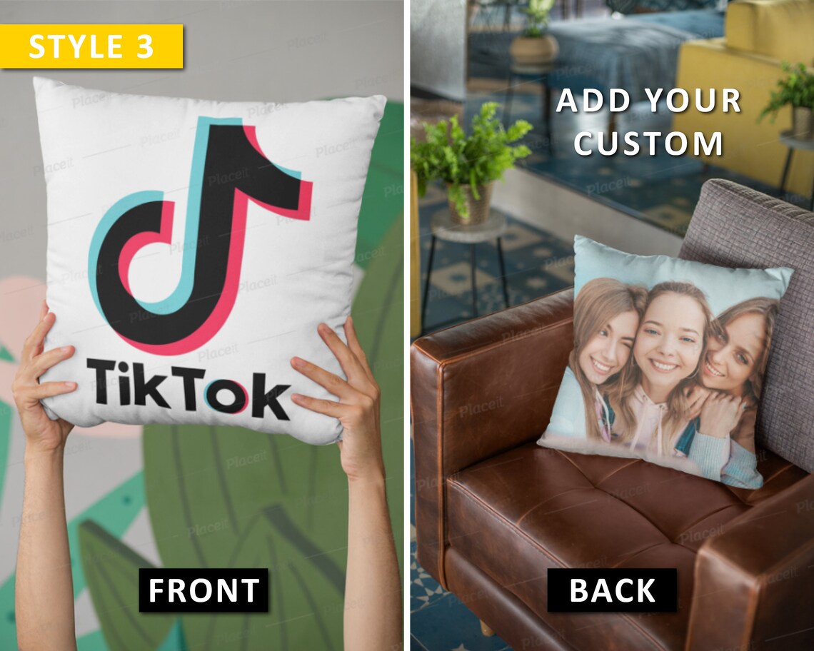 TIKTOK THROW PILLOW Tit Tok Room Decor Tik Tok Trend Tik Etsy