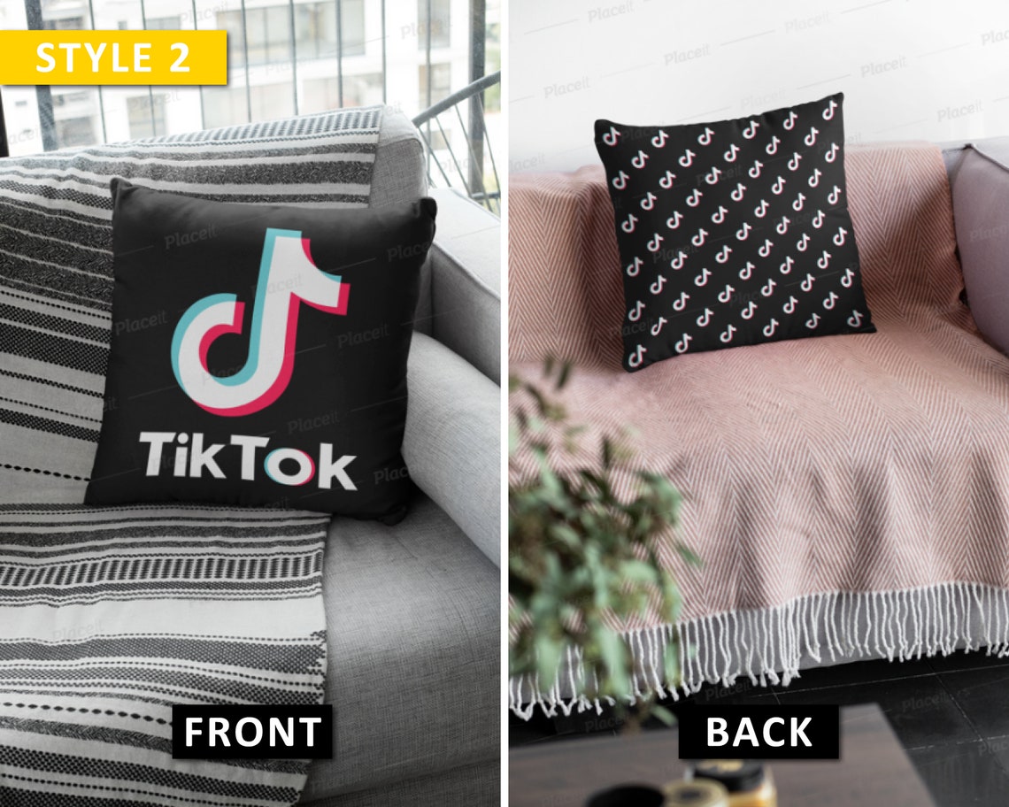 TikTok Throw Pillow TitTok Room Decor TikTok Trend Etsy