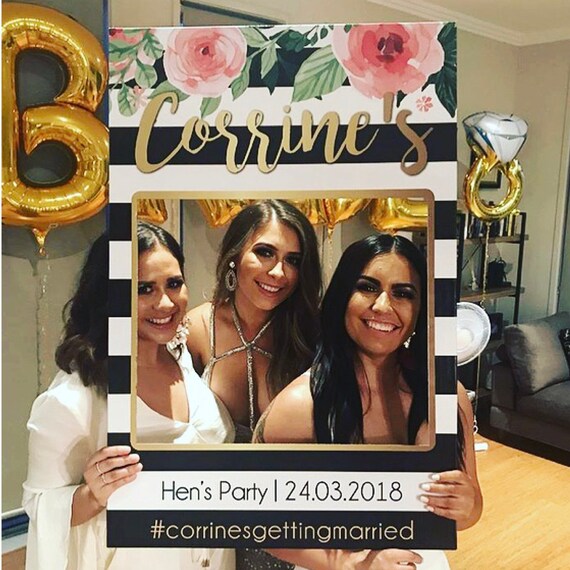Hens Party Photo Booth Frame Prop Printed Shipped