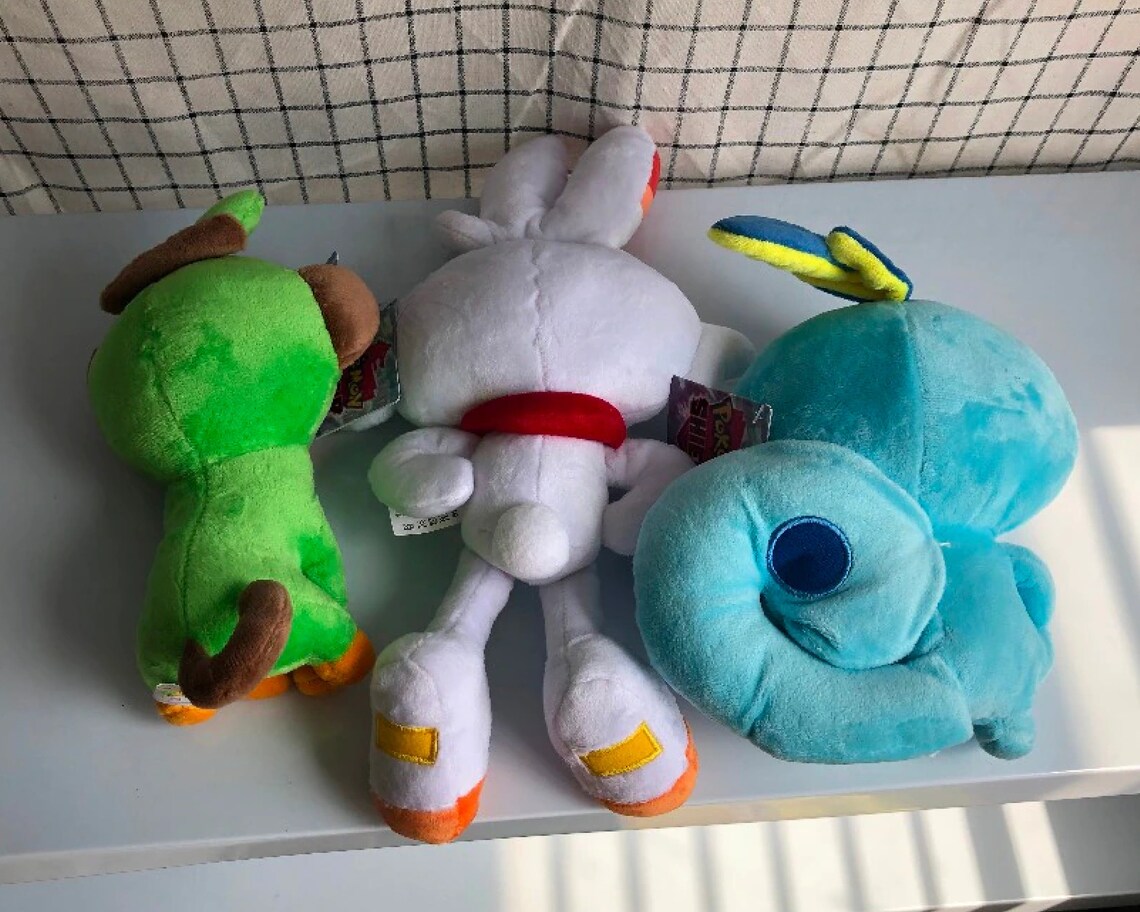 Scorbunny Plush Sobble Plush Grookey Plush | Etsy