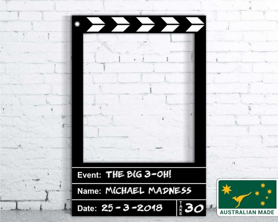 Movie Themed Party Decorations Supplies Photo Booth Frame Etsy