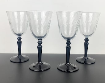 Copas de vino Luminarc Onyx Swirl - Juego de 4 - Cristalería francesa