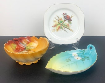 Noritake Australian decorative servingware collection | Noritake Kookaburra plate | Banksia bowl | Gumnut leaf dish | Australian gift