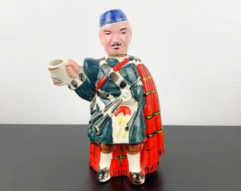 Vintage Royal Nippon Scottish Man Decanter: Collectible Novelty Barware