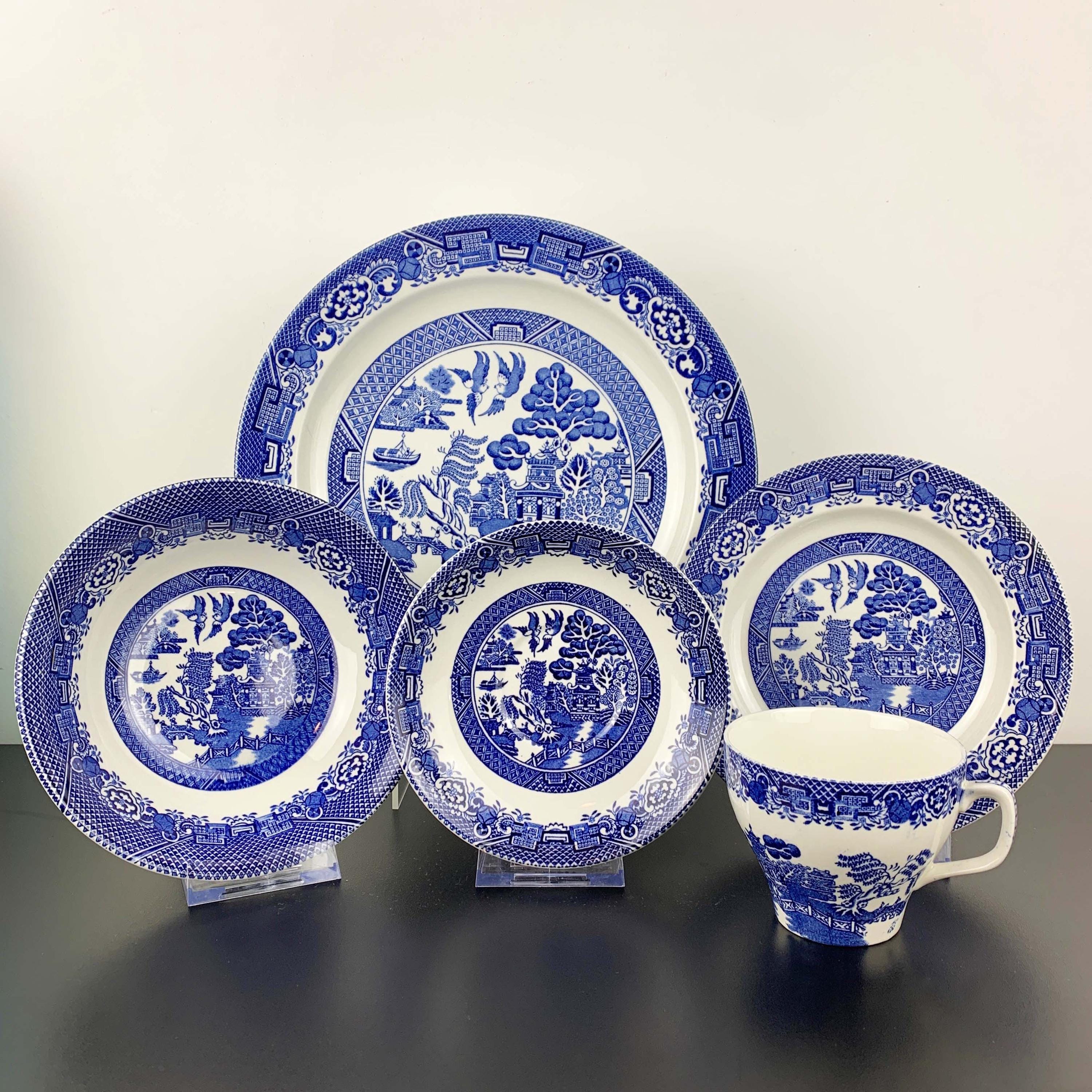Wood and sons blue willow - Etsy 日本