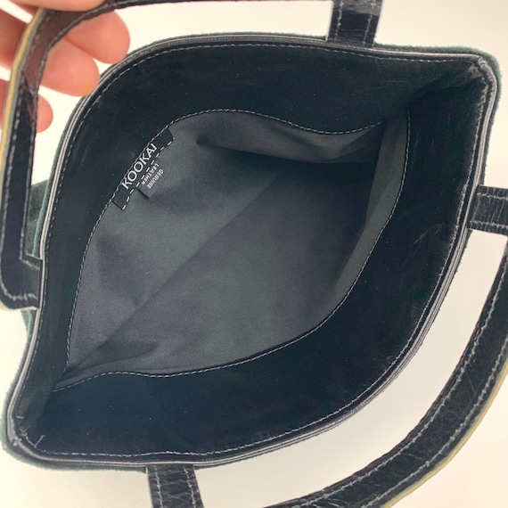 Sac main vintage en cuir Kookai Sac main style pochette pour