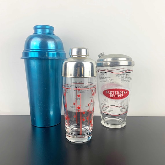 Shaker Per Cocktail In Resina Trasparente 1000 Ml - Anti-perdite Con Scala Graduata - Per Bar E Casa