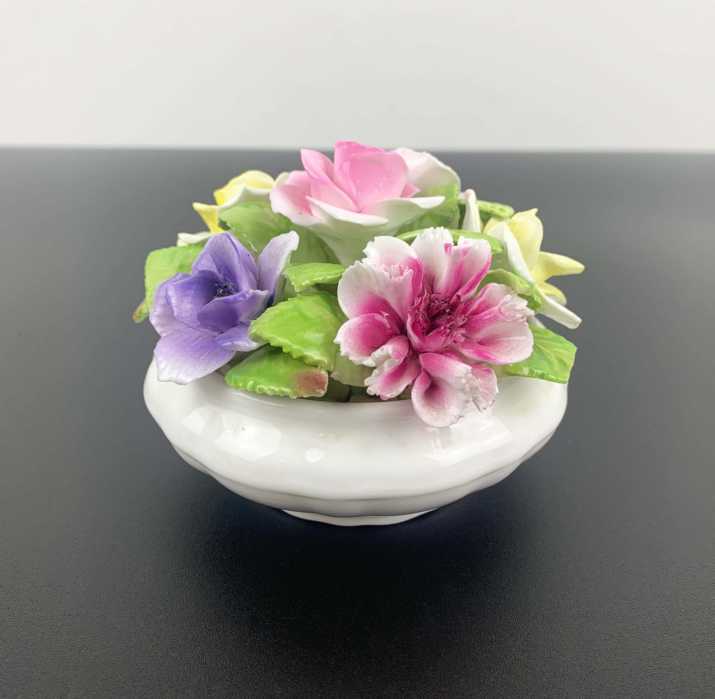 コールポート coalport 竹雀文様 花瓶