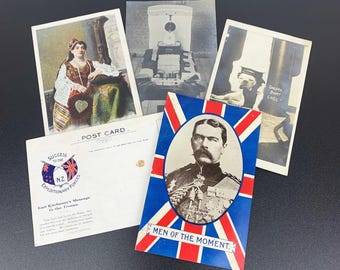 WW1 Postcard Collection 1914: Lord Kitchener, ANZAC in Egypt