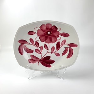 Vintage Superior Ironstone Serving Plate Hand Painted | Made in Japan | Pretty floral serving plate | display plate
