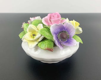 Coalport China Flower Ornament: Collectible Floral Figurine - Etsy UK