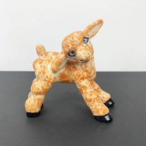 Vintage collectible quirky lamb figurine | cute vintage lamb figurine | retro style lamb figurine | lamb ornament