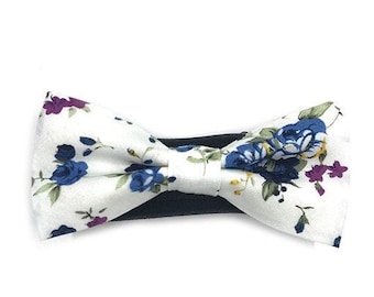 Kids Floral Pre-Tied Bow Tie| Mytieshop | Wedding ideas | Groom | Groomsmen | Ring bearer | Junior Groomsmen | Baby bow tie