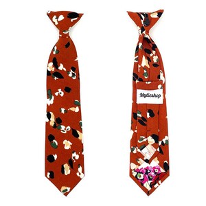 PHOEBE Boys Floral Clip On Tie 2.36&quot; for toddlers and kids| Mytieshop | Wedding ideas | Groom | Groomsmen | Ring bearer | Floral print