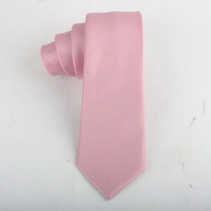 SAL - Salmon polyester Skinny Tie 2.36&quot;Mytieshop | Wedding ideas | Floral print ties | wedding ties | neckties wedding | Groomsmen and groom