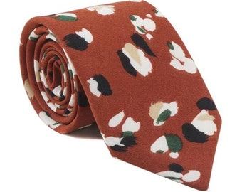 PHOEBE Floral Skinny Tie 2.36 Mytieshop | Wedding ideas | Floral print ties | wedding ties | neckties wedding | Groomsmen and groom