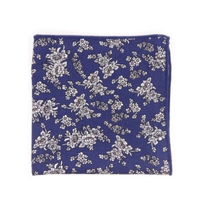 OZIAS Floral Pocket Square| Mytieshop | Wedding ideas | Groom | Groomsmen | Prom | Floral print | Suit and Tie accessories