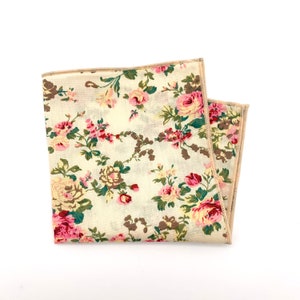 LYRA Floral Pocket Square | floral tie | flower tie | skinny tie | wedding tie | wedding ideas | ideas | groom |  floral skinny | Black