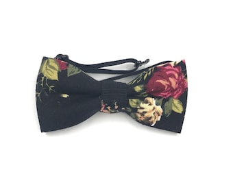 JAKE Kids Floral Pre-Tied Bow Tie| Mytieshop | Wedding ideas | Groom | Groomsmen | Ring bearer | Floral print