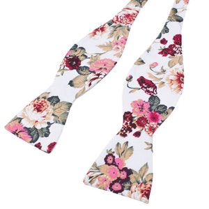 IADA Men's Self Tie Bow Tie| Mytieshop | Wedding ideas | Groom | Groomsmen | Prom | Floral print