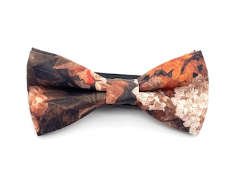 THEOPHILUS Kids Floral Bow Tie Pre-Tied| Baby bow tie