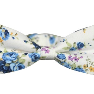 SAGE Kids Floral Bow Tie (Pre-Tied)| Mytieshop | Wedding ideas | Groom | Groomsmen | Ring bearer | Junior Groomsmen | Baby bow tie