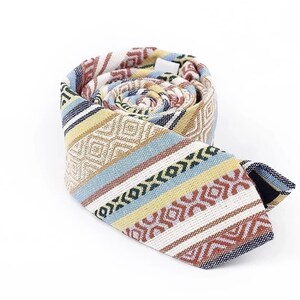 ARIZONA Skinny Tie 2.36" geometric Aztec - Mytieshop - {{ product.description }}