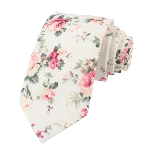 flower neck tie