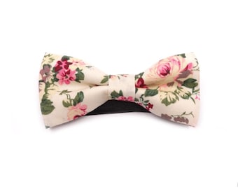 EMMETT Kids Floral Pre-Tied Bow Tie | Bowtie | Wedding bow tie | Flower Tie | Floral tie | Groom | ideas pretied| Baby bow tie