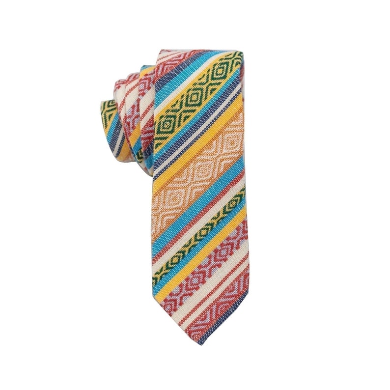 ARIZONA Skinny Tie 2.36" geometric Aztec - Mytieshop - {{ product.description }}