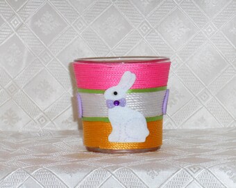 Easter / Easter Bunny / Easter Egg / Holiday Decor / Candle - Tealight Holder / Candy Holder / 1