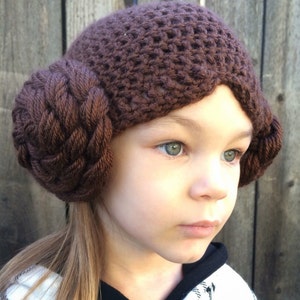 Princess Leia hat, Star Wars hat. Baby - adult sizes