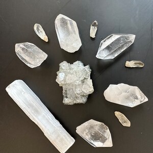 light energies crystal bundle for crystal grid, solar star