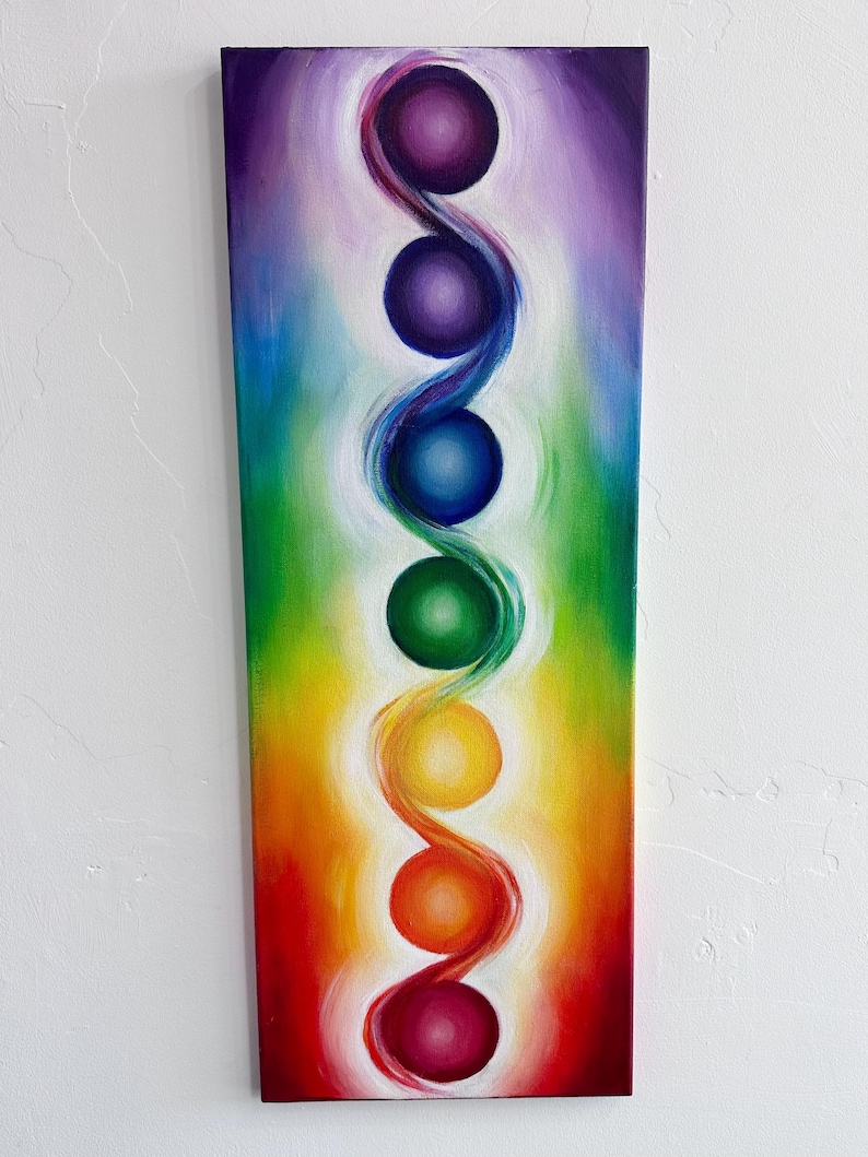 Aligned - Chakra Original Acrylic Art Painting - Etsy