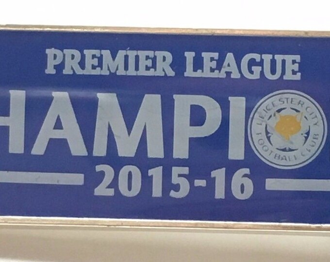 Leicester City Premier League Champions 201516 Enamel Pin Badge Official