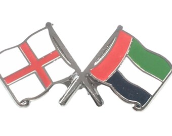 UNITED KINGDOM /& UAE UK /& UAE FRIENDSHIP Metal Lapel Pin Badge *NEW*