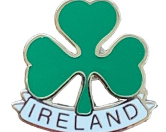 Lot Of /"4/" Irish Shamrock Lapel Pins Ireland /"IRISH SHAMROCK/" Pin//Badge