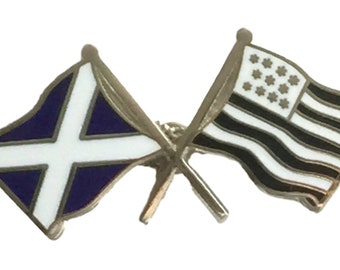 Scotland /& Azerbaijan Flags Friendship Courtesy Enamel Lapel Pin Badge