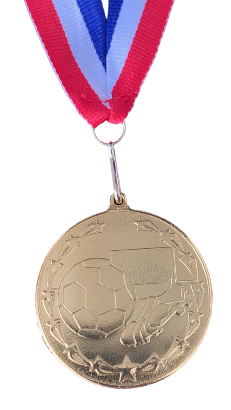 T Ball /& Net Gold Medal and Ribbon ENGRAVED FREE 50 x Personalised Football Boot