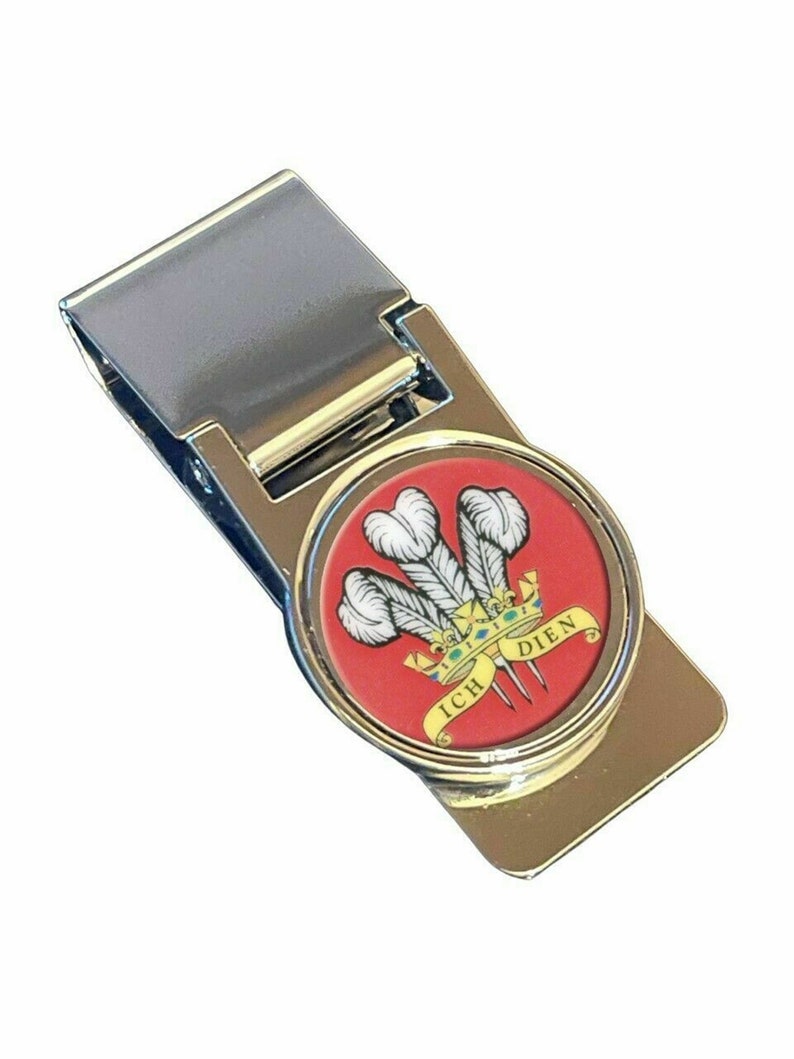 Prince of Wales Feathers Money Clip (C)