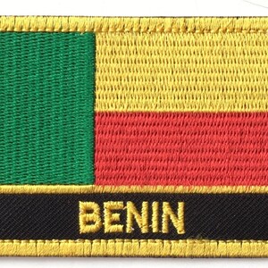 Benin  Embroidered Sew or Iron on Patch Badge